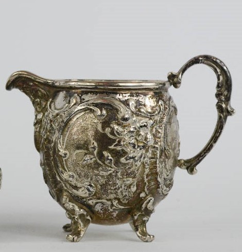 A German silver 800 grade jug, 5.23toz.