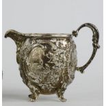 A German silver 800 grade jug, 5.23toz.