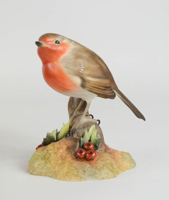 A Royal Crown Derby robin.