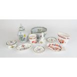 A quantity of Spode, to include jars, bowl, jar & cover, bud vase, trinket box. (10)