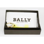 A Bally of Switzerland keyring with the original box and cloth; Havia-Key 42.