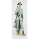 Lladro figure of a soldier, impressed 12A to date, 30cm high.