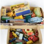 A group of model vehicles, mostly Matchbox, to include a boxed KW Dart, Dinky Toys spectrum