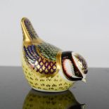 Royal Crown Derby bird, LXI, 7cm high.