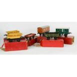 A group of six Hornby examples, to include Trinidad Lake Asphalt, Southern Railway Milk Carriage and