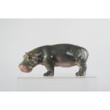A Beswick model hippopotamus, 9cm high.