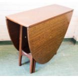 A drop leaf table.