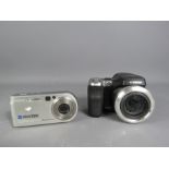 A Sony Sibershot and a Fujifilm fine pics.