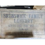 A Brunswick Laundry box.