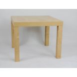 An Ikea beech coffee / side table.