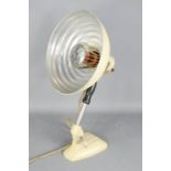 A Pifco radiant heat lamp with bulb.