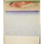 David Hockney, print, unframed.