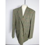 A Saxony Supreme wool, tweed sports jacket.