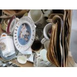 A large group of Royal Wedding Souvenir, The Prince and Princess of Wales, mugs, plates, glasses.
