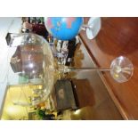 An oversized champagne glass, 50cm high.