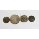 A group of Arabic coins.
