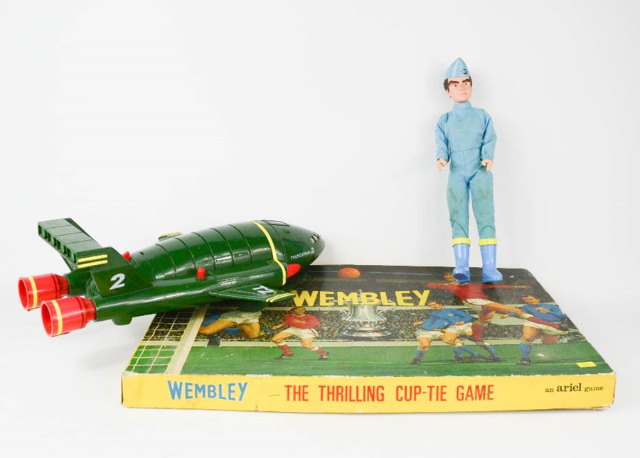 A model Thunderbirds 2, Carlton, and a Wembley game.