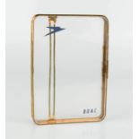 A BOAC airline perspex case.