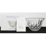 A Waterford Marquis crystal bowl with original box.