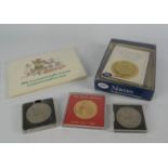 A group of Royal Mint commemorative coins, 90th Birthday and other examples, Commonwealth 1986