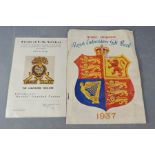 Crests of HM Services, The Lancashire Fusiliers together with Home Journal Royal Embroidery Gift