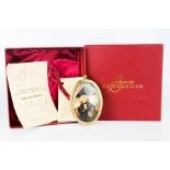 A Bronte porcelain Lord Nelson miniature no 31/50. with certificate of authenticity.