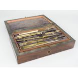 A rosewood boxed mathematicians set.