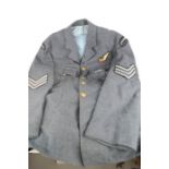 An original WWII Canadian air force bombardiers tunic.