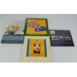 Four presentation coin packs, The Bicentenary of Australia, Barbados 200th Anniversary Nelson,