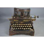 A Salter Standard no.7 patent typewriter.