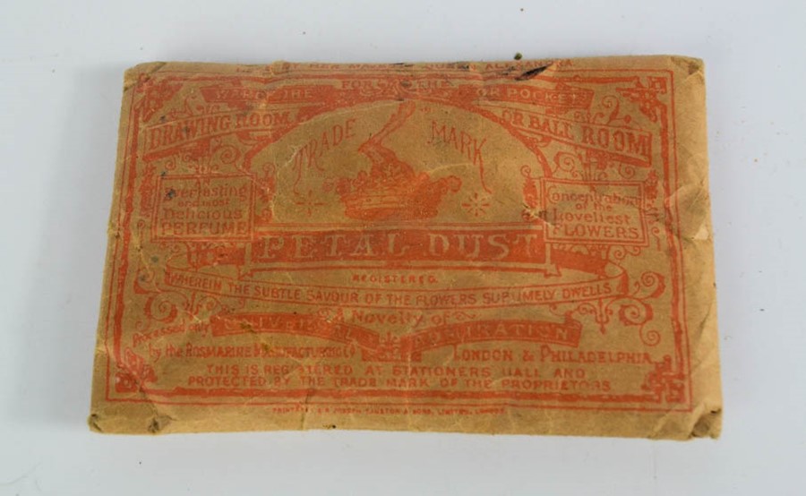 Queen Alexandra's time petal dust, in original packet.