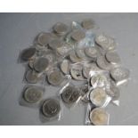 A group of commemorative coins, mostly 1977, Diana Spencer Marriage examples and others.