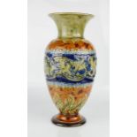 Royal Doulton baluster vase initialled Rb 5527 to the base.
