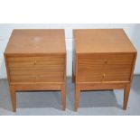 Two 1950s bedside tables.