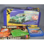 A Scalextric, Football game, case of Matchbox toys and other items.