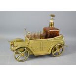 A Novelty drinks decanter, in the form of a motor car.
