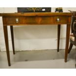 A 19th century tea table, with extra leaves.