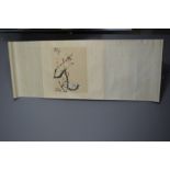 A Japanese scroll.