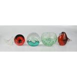 A group of glassware, Caithness, Cauldon pattern, Kings Lynn red robin, Isle of Wight and others,