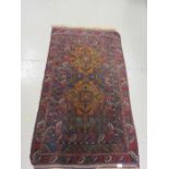 An Indian carpet.