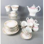 A group of teaware, set of eight and a further part tea set and a group of Banbury Mint MJ Hummel