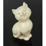 A Beswick smiling cat. 7.5cms tall