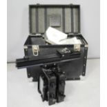 Horseman Roll film holder in large hard case, viewer and Gandolfi Variant camera.