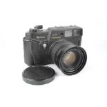 A Fuji professional GW690111 6x9 camera body and lens.