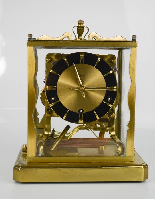 A Schatz German mantle clock circa 1950.