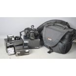A Voigtlander Bessa T camera body with box, a Voigtlander 90mm APO Lanthow f:3,5 lens with box, a