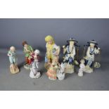 A quantity of figurines.