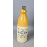 The Original Ginger Beer Company of London stoneware bottle, 28cm high.