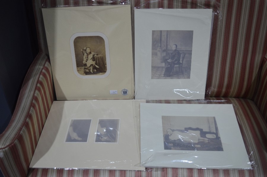 Historic Photographs of Shanghai: an albumen print by W Saunders (1870-80), Foot Binding