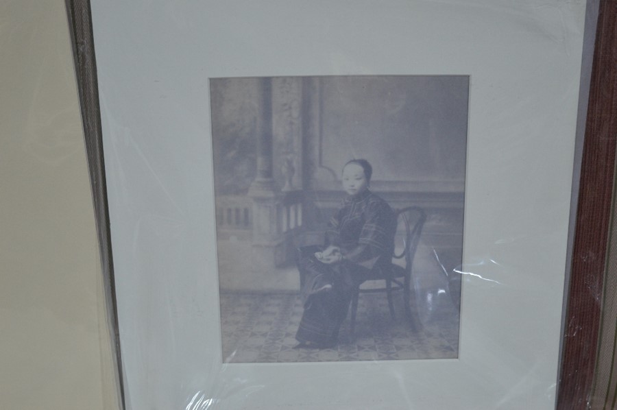 Historic Photographs of Shanghai: an albumen print by W Saunders (1870-80), Foot Binding - Image 3 of 3